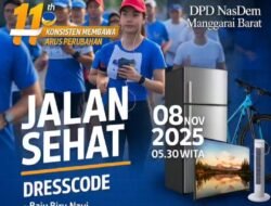 Banjir Hadiah, Ayo Ramaikan Jalan Sehat Partai NasDem di Labuan Bajo