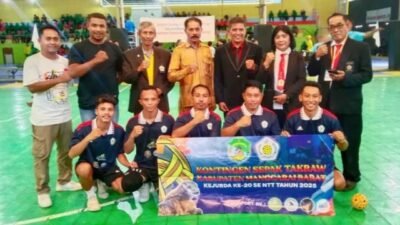 Tim Takraw Regu Putra Senior Mabar Raih Medali Emas di Kejurda NTT
