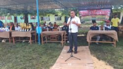 PSSI Mabar Bantu Fasilitas Olahraga Dukung O2SN Tingkat Gugus di Lembor Selatan