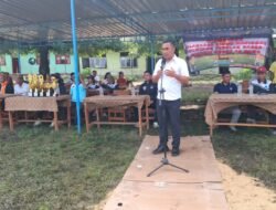 PSSI Mabar Bantu Fasilitas Olahraga Dukung O2SN Tingkat Gugus di Lembor Selatan