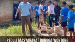 Gunakan Uang Pribadi, Yono Jehanu Bantu Pembangunan Jalan Rabat di Rangga Lembor 