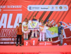 Tim Taekwondo Mabar Raih 24 Medali pada Wali Kota Cup Surabaya 2026
